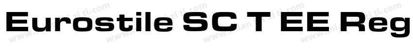Eurostile SC T EE Regular字体转换